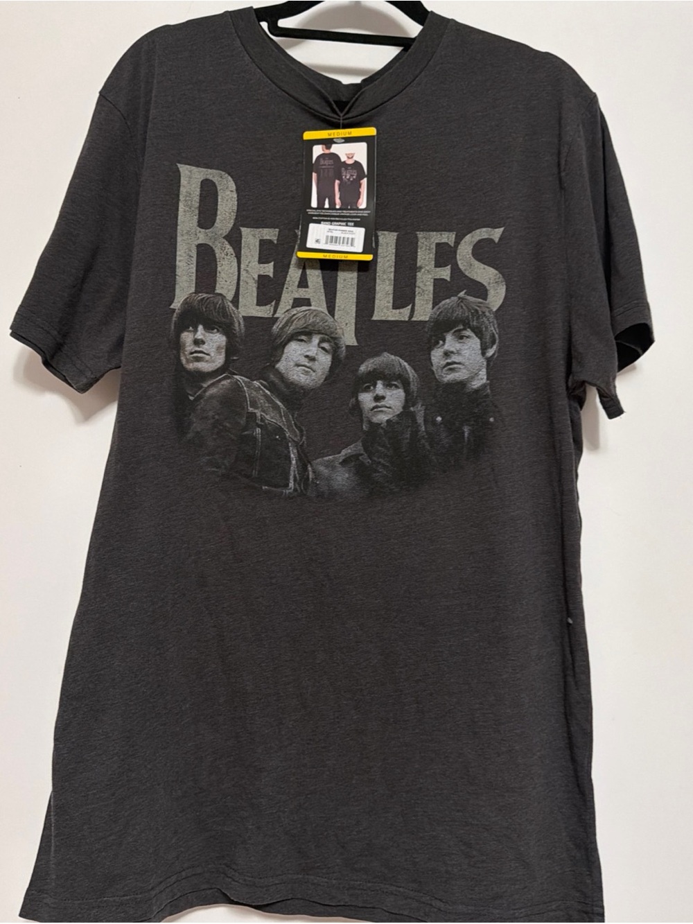 Beatles Graphic Short Sleeve Tee - Black